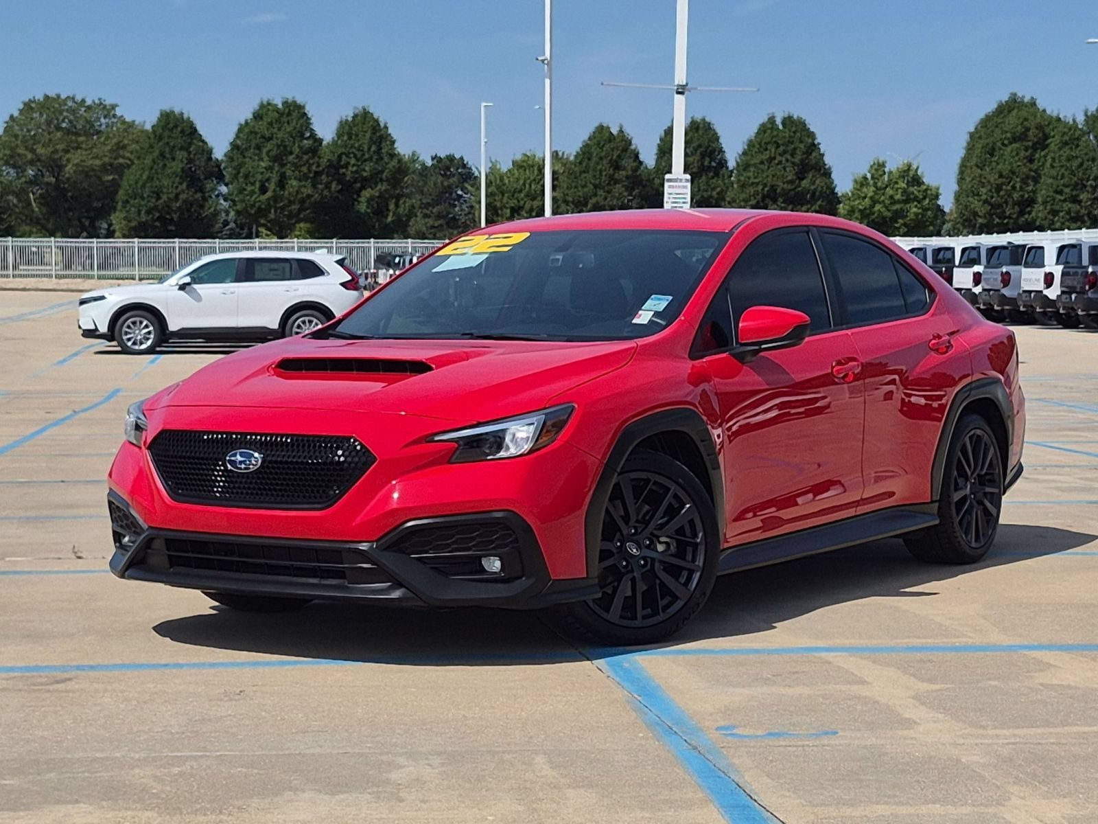 Used 2022 Ignition Red Subaru Premium AWD image 2