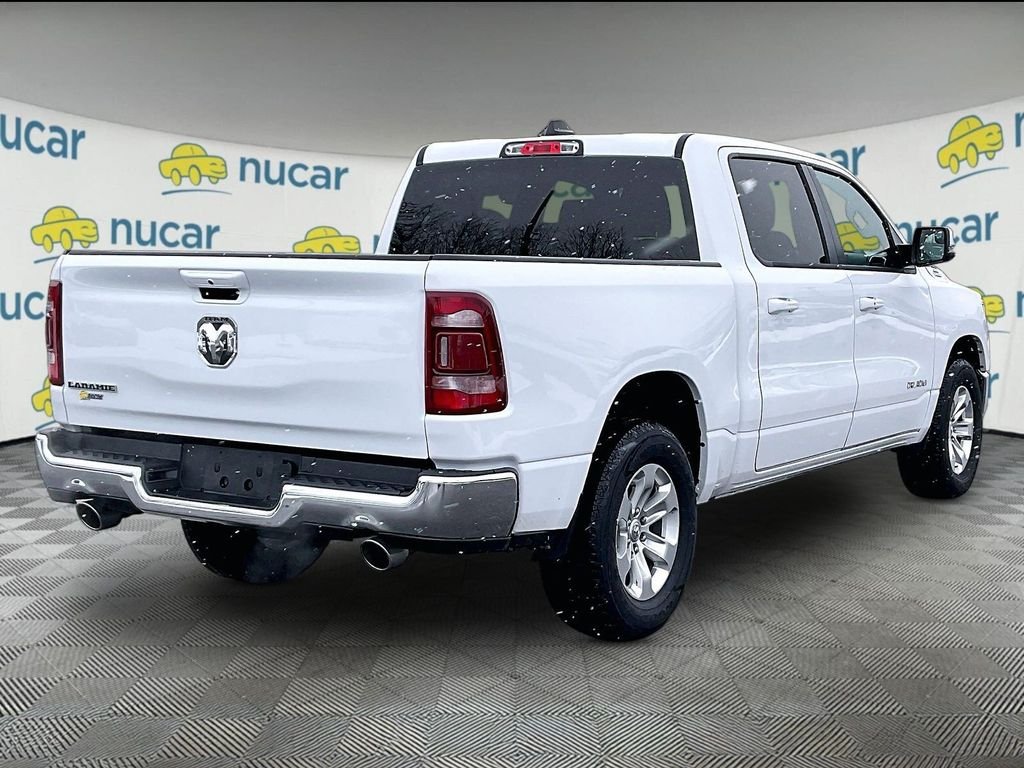 Used 2024 Bright White Clearcoat Ram Laramie image 6