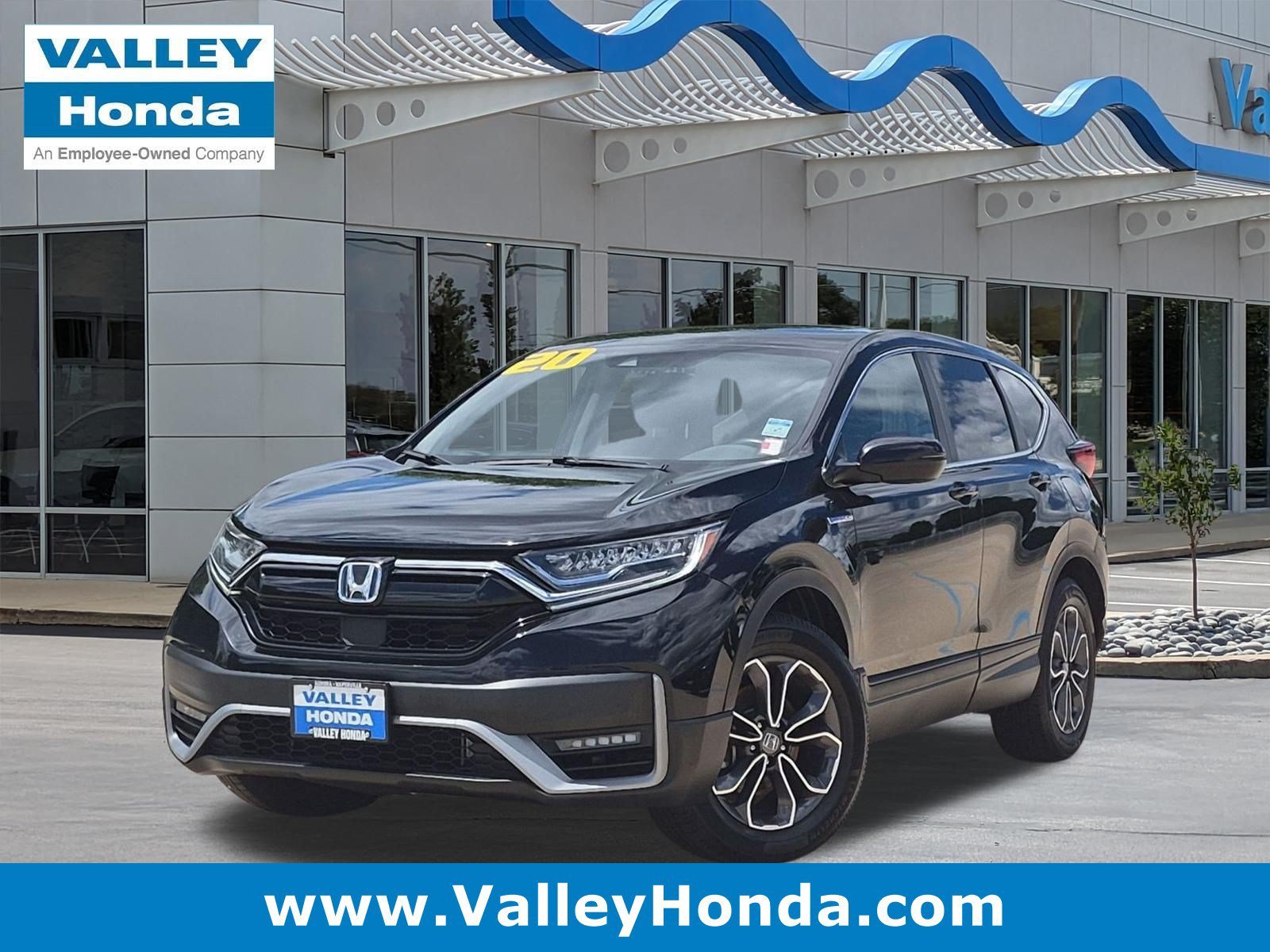 Used 2020 Crystal Black Pearl Honda EX-L AWD image 1