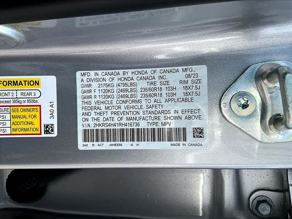Used 2024 Lunar Silver Metallic Honda EX image 19