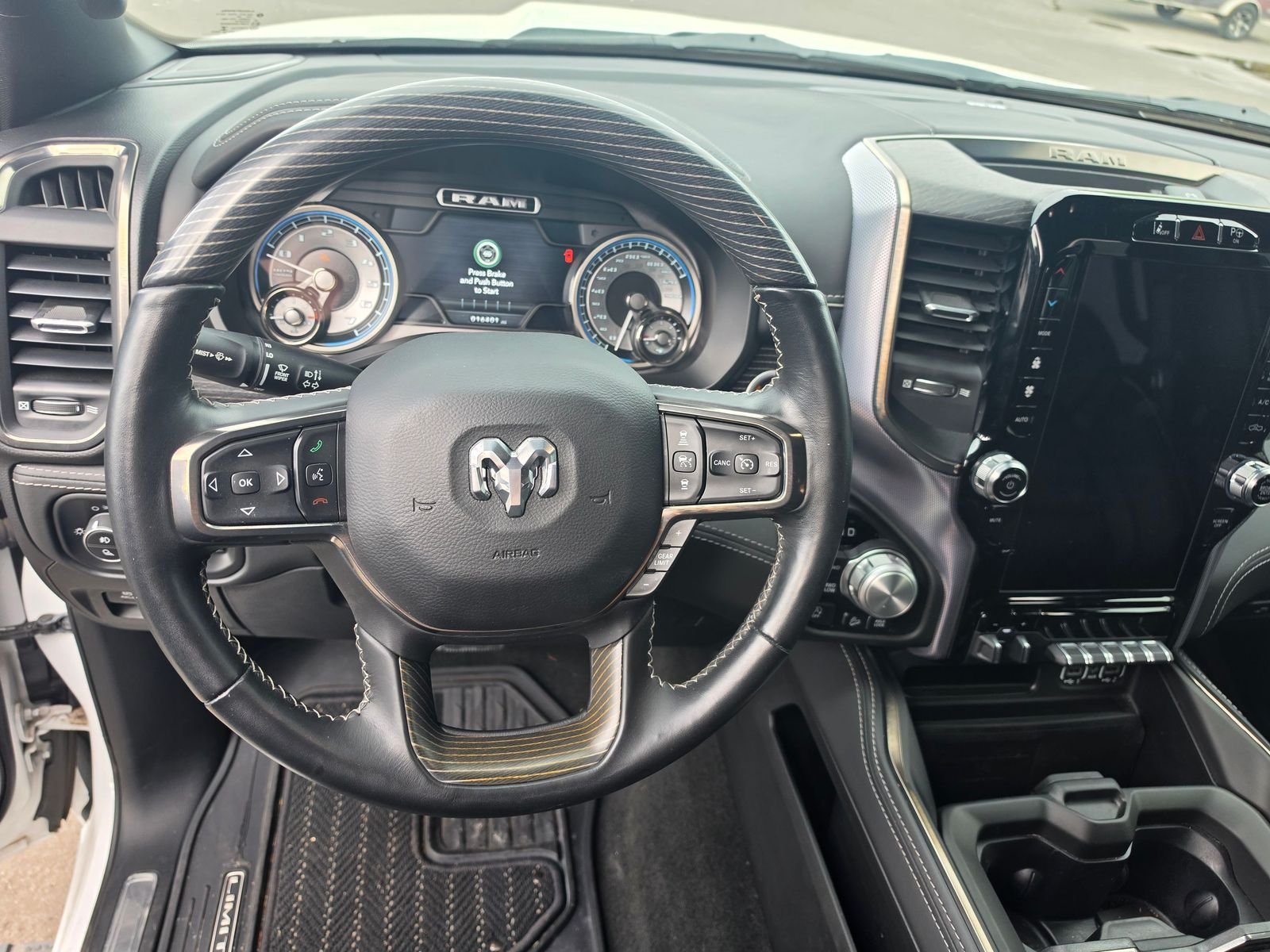 Used 2020 Bright White Clearcoat Ram Limited image 11