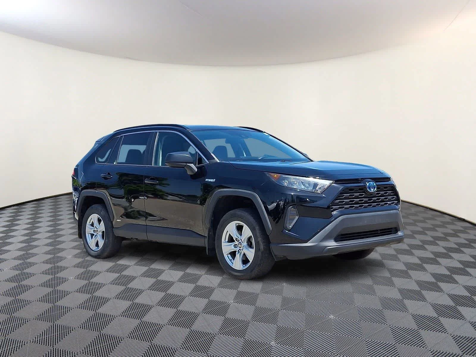 Certified Used 2021 Midnight Black Metallic Toyota Hybrid LE image 5