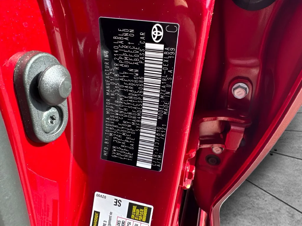 Used 2025 Red Toyota LE image 30