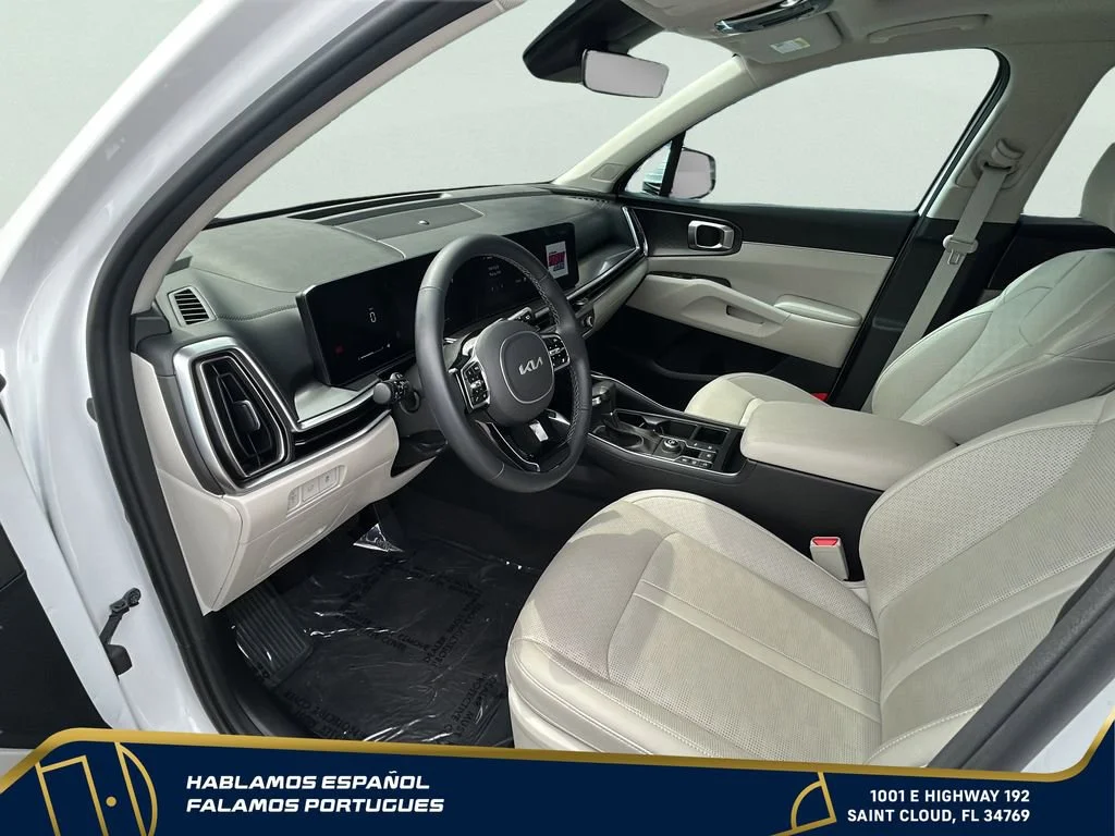 Used 2025 White Kia EX image 12