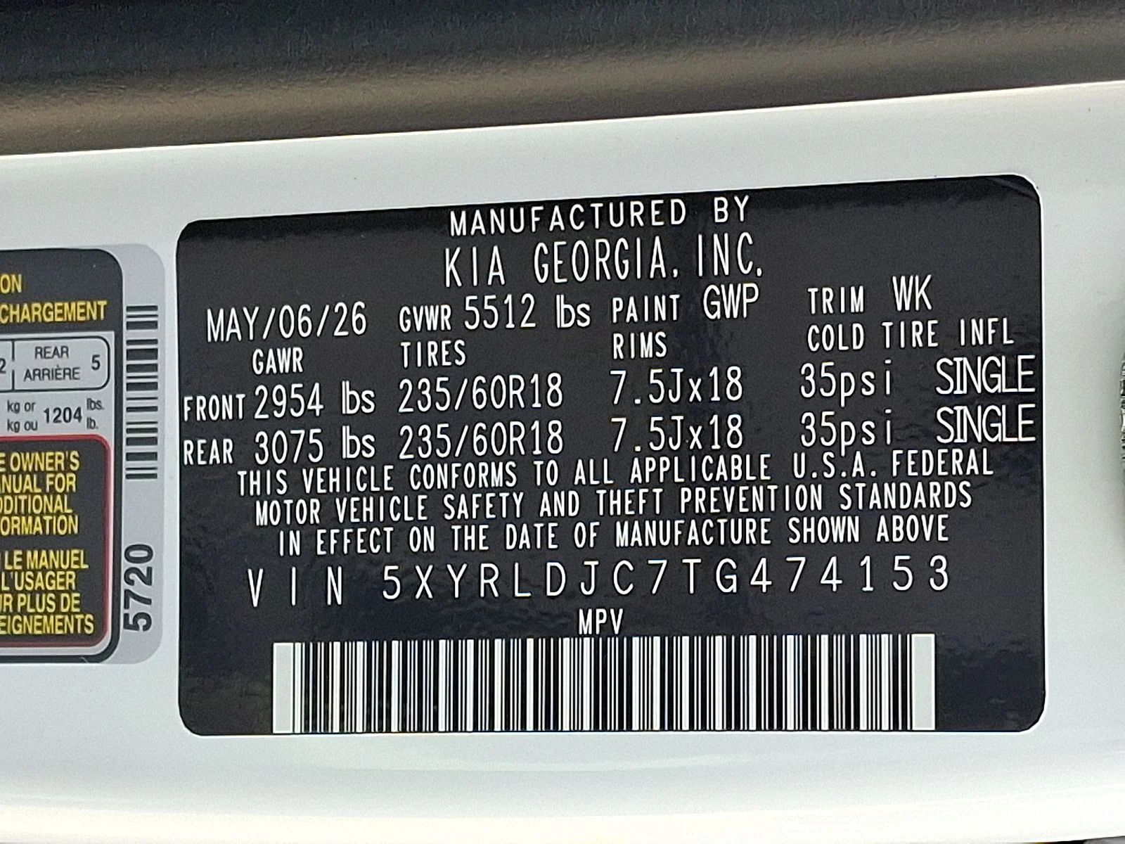 New 2026 White Kia S image 19