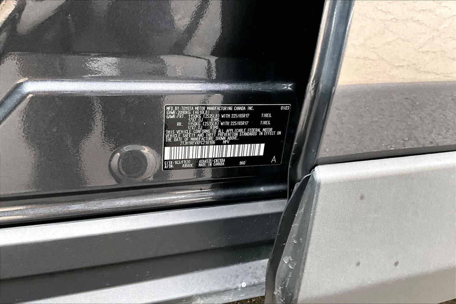 Used 2023 Magnetic Gray Metallic Toyota LE image 33