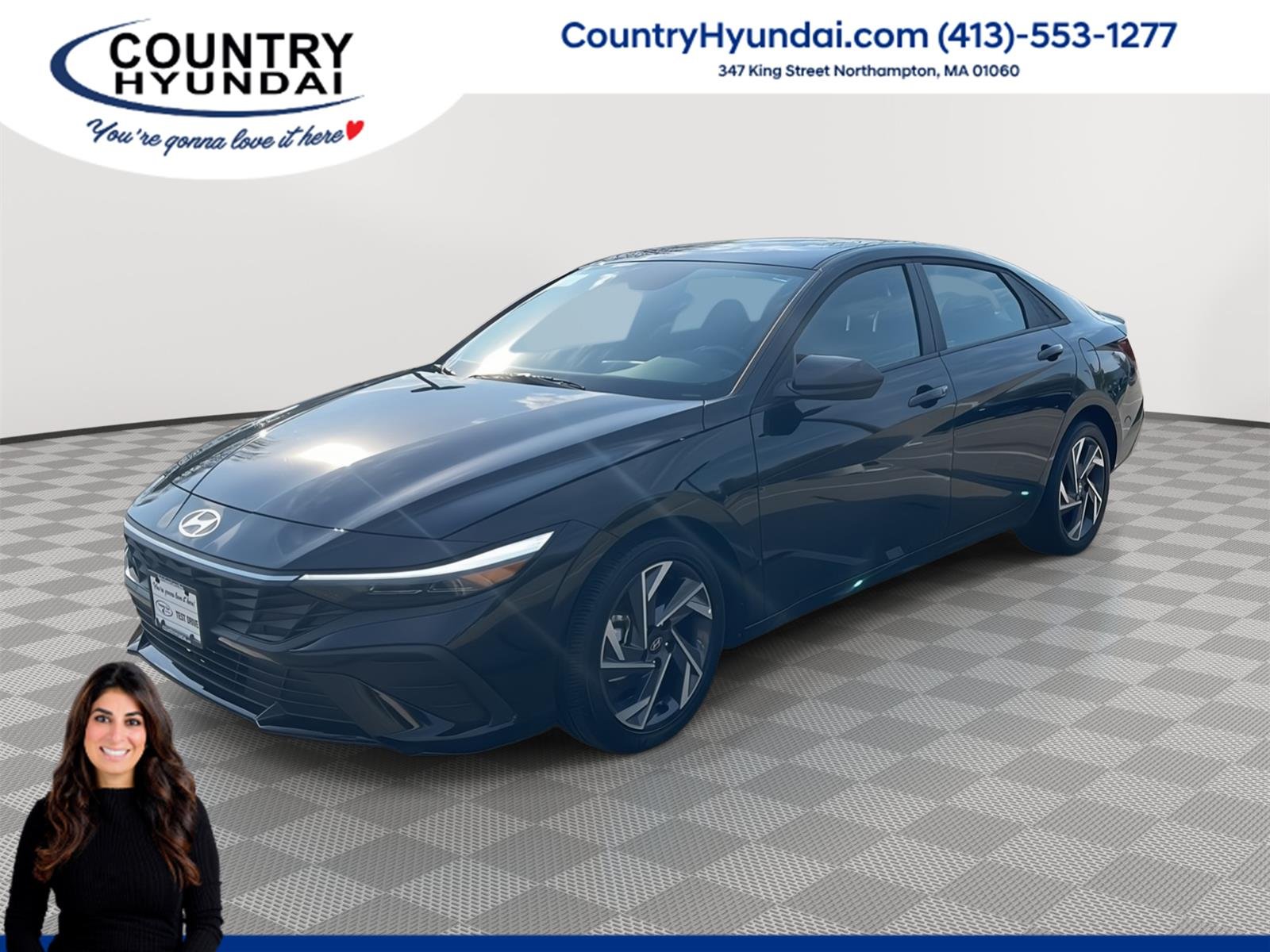 Used 2025 Abyss Black Hyundai SEL Sport image 1