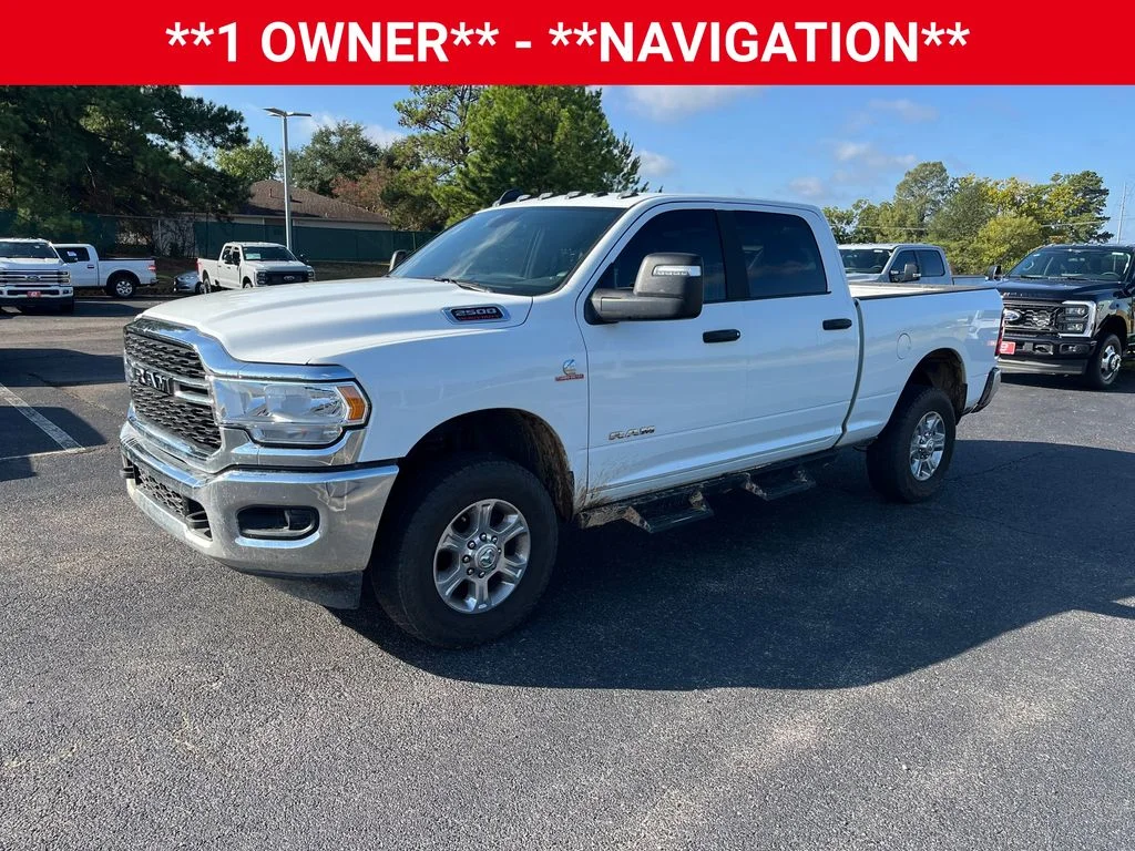 Used 2024 Bright White Clearcoat Ram Big Horn image 2