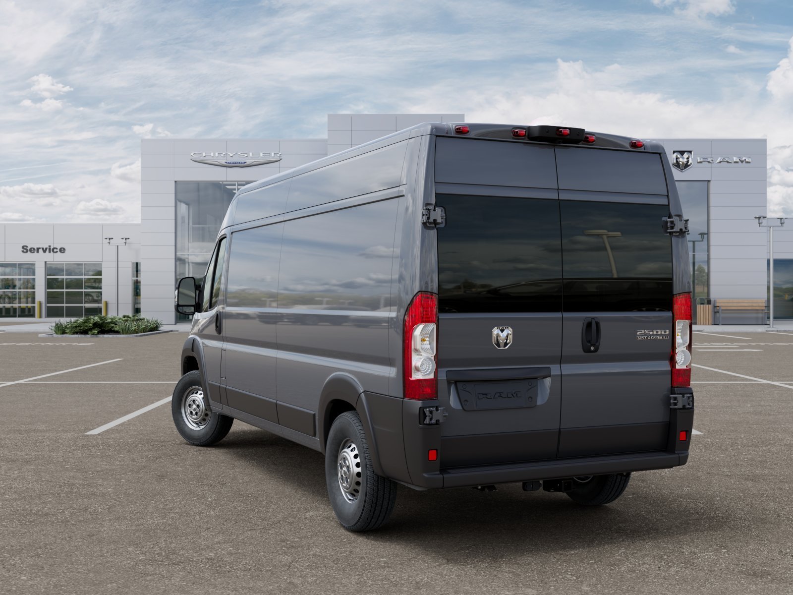 New 2026 Ceramic Gray Clear-Coat Exterior Paint RAM High Roof image 5