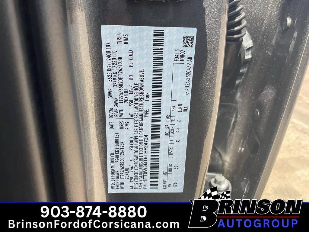New 2026 Carbonized Gray Metallic Ford F-350® Lariat® image 20