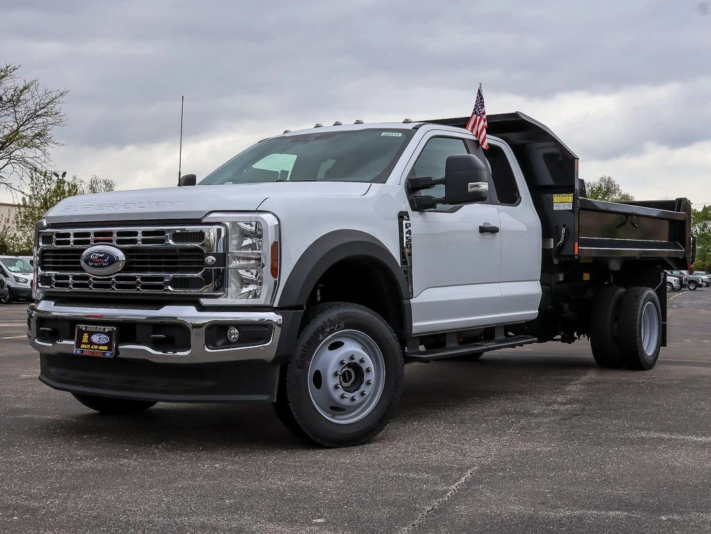 New 2026 Oxford White Ford 11' Dump Body image 1