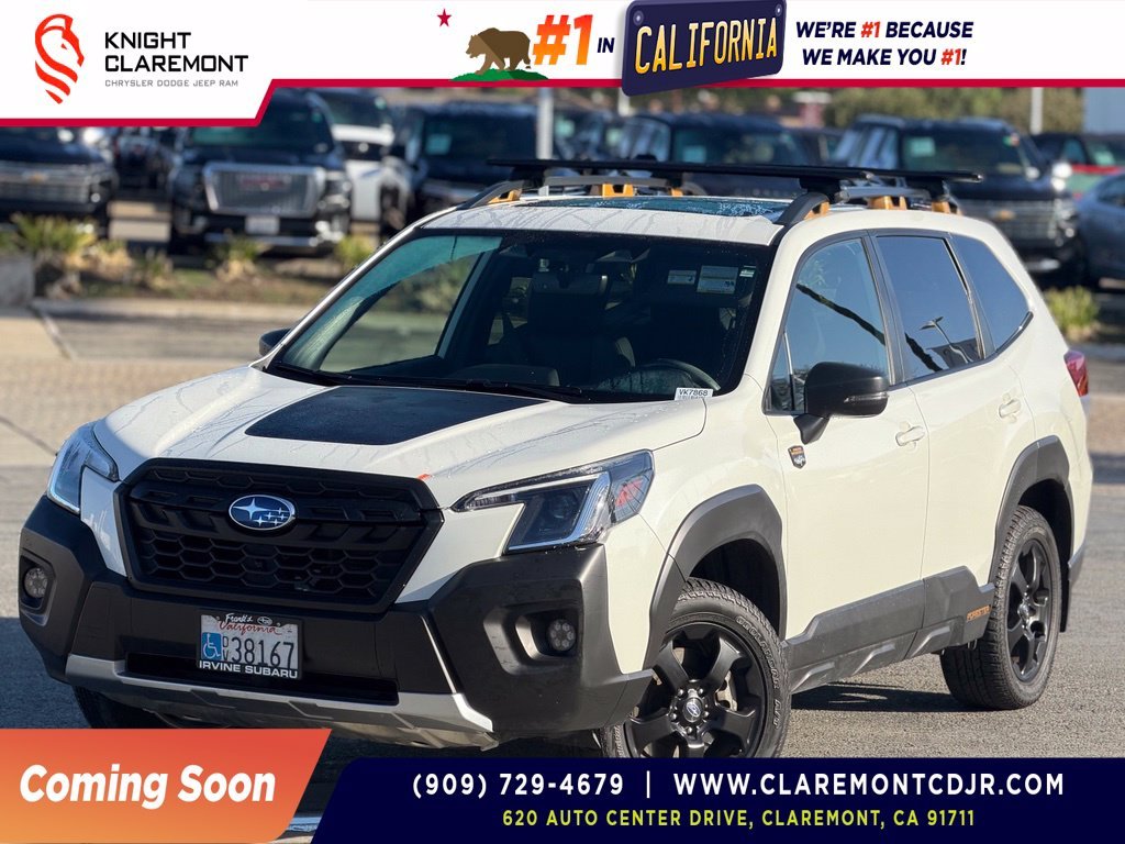 Used 2024 Crystal White Pearl Subaru Wilderness image 1