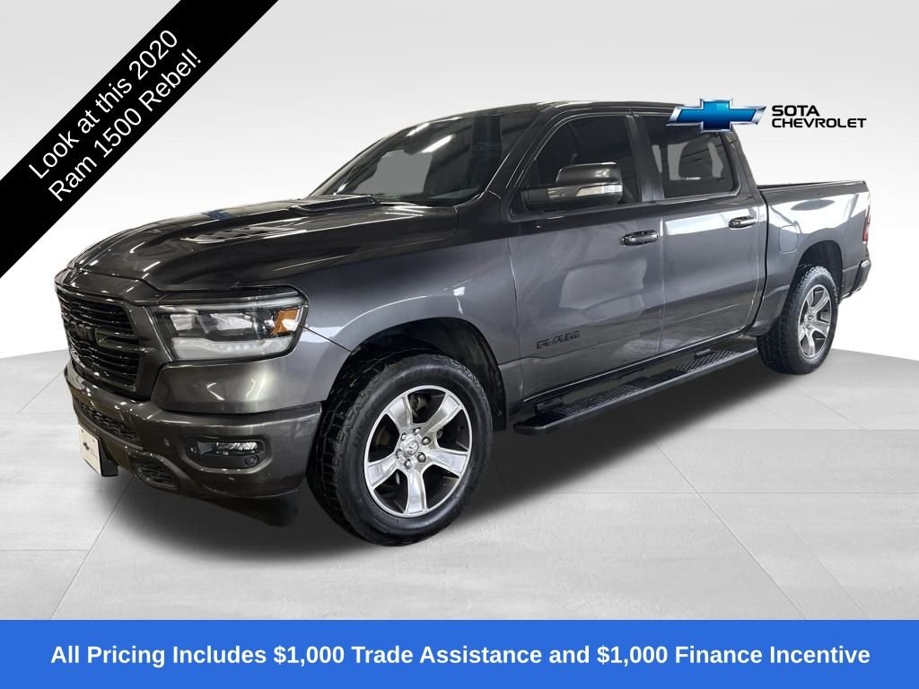 Used 2020 RAM Ram 1500 Sport with VIN 1C6SRFLT9LN411998 for sale in Northfield, Minnesota