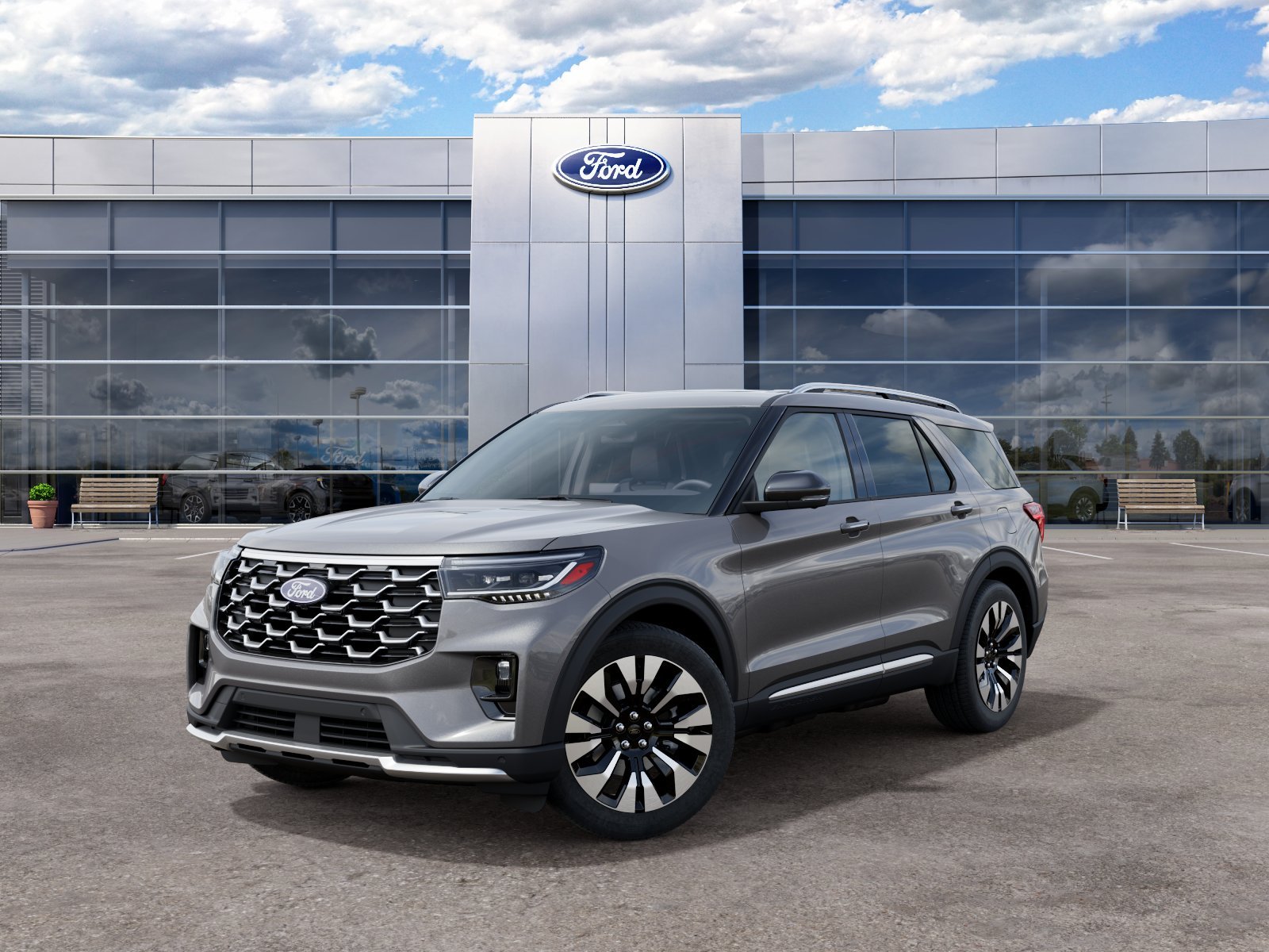 New 2027 Carbonized Gray Metallic Ford Platinum™ image 2
