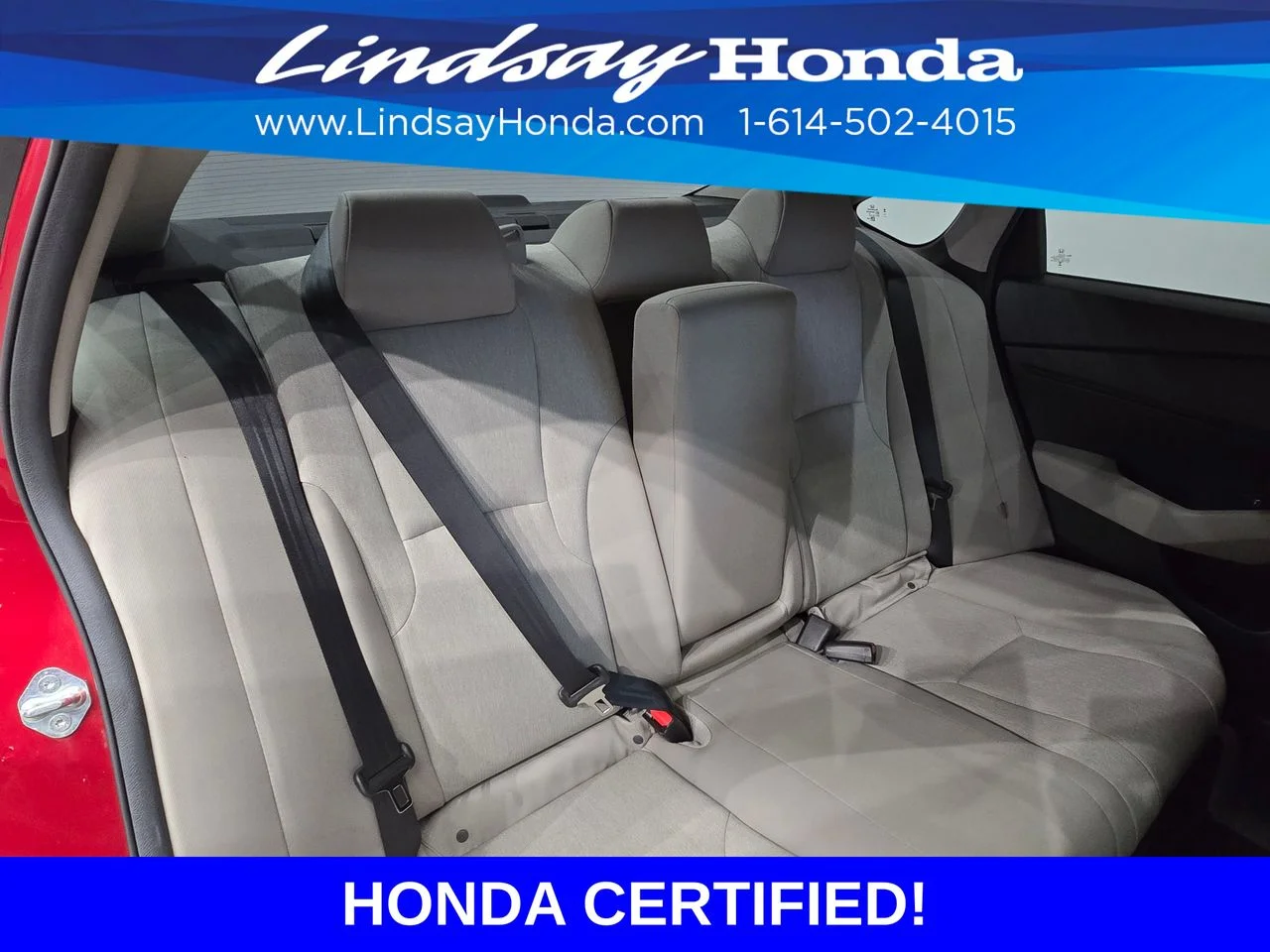 Certified Used 2024 Radiant Red Metallic Honda EX image 8
