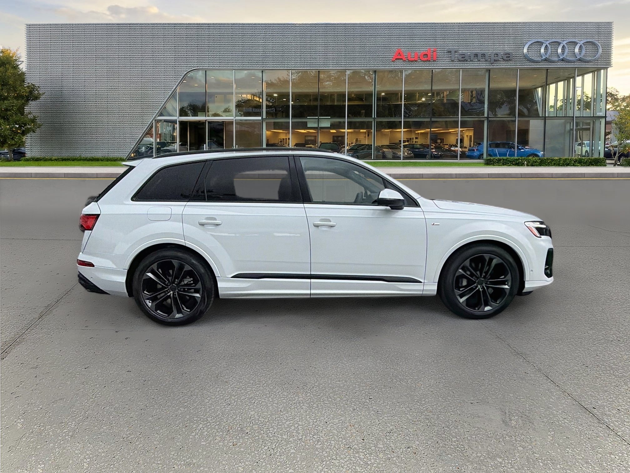 New 2026 Glacier White Metallic Audi S line Premium Plus image 2