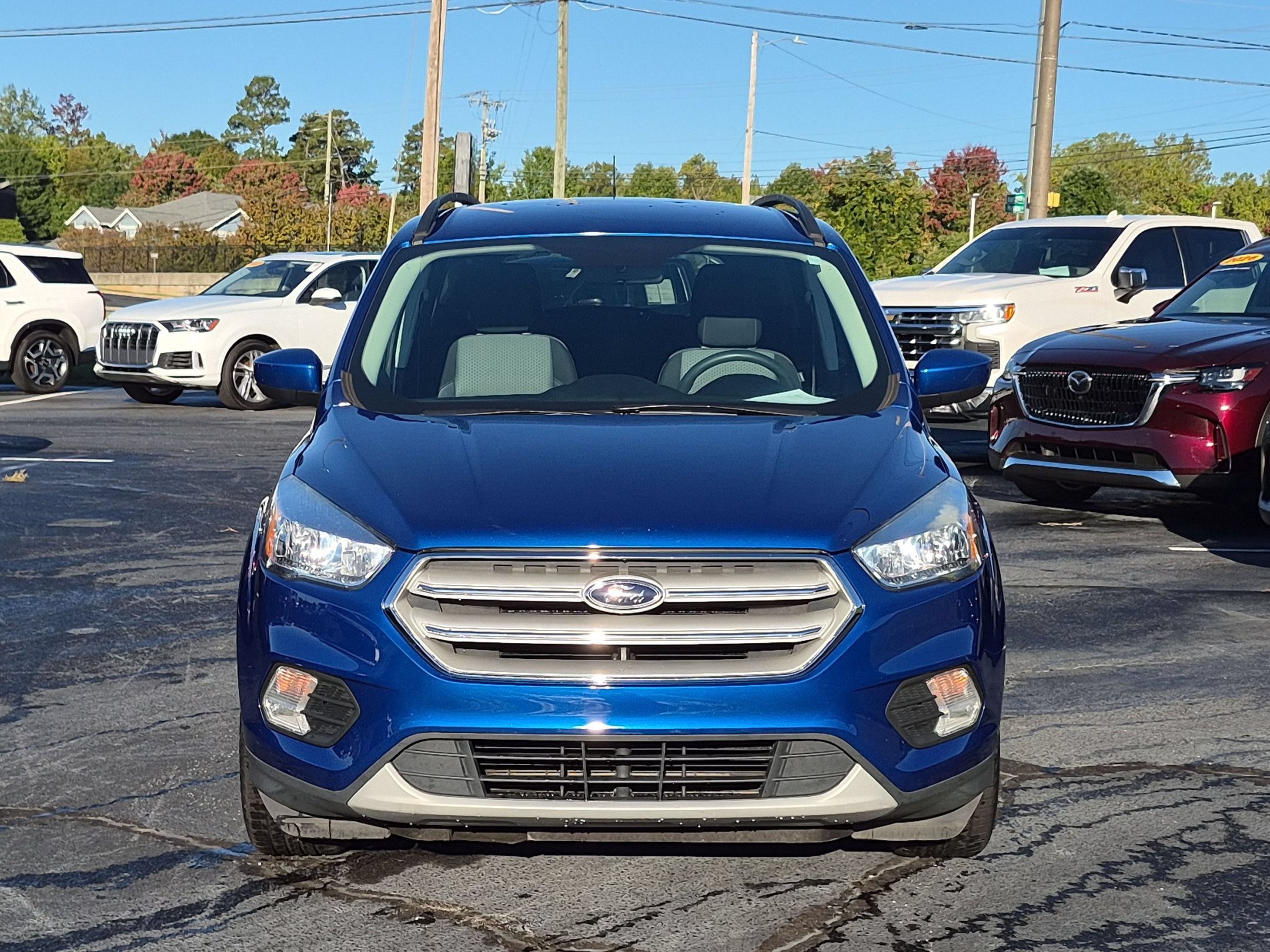 Used 2018 Lightning Blue Metallic Ford SE image 8
