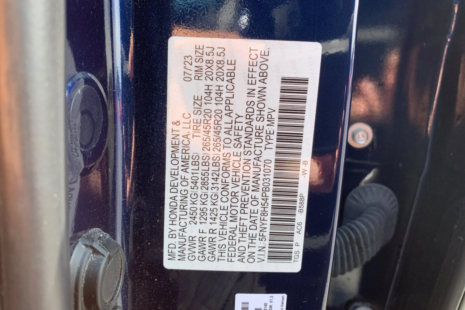 Certified Used 2023 Blue Honda EX-L image 36