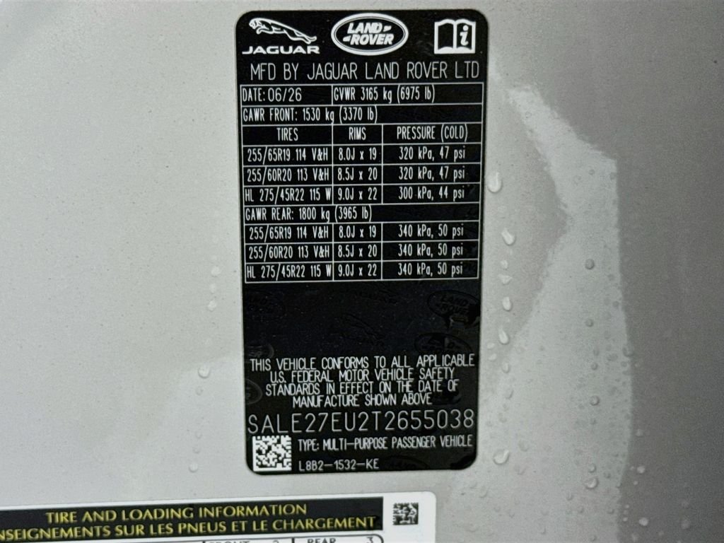 New 2026 Borasco Grey Land Rover X-Dynamic SE image 33