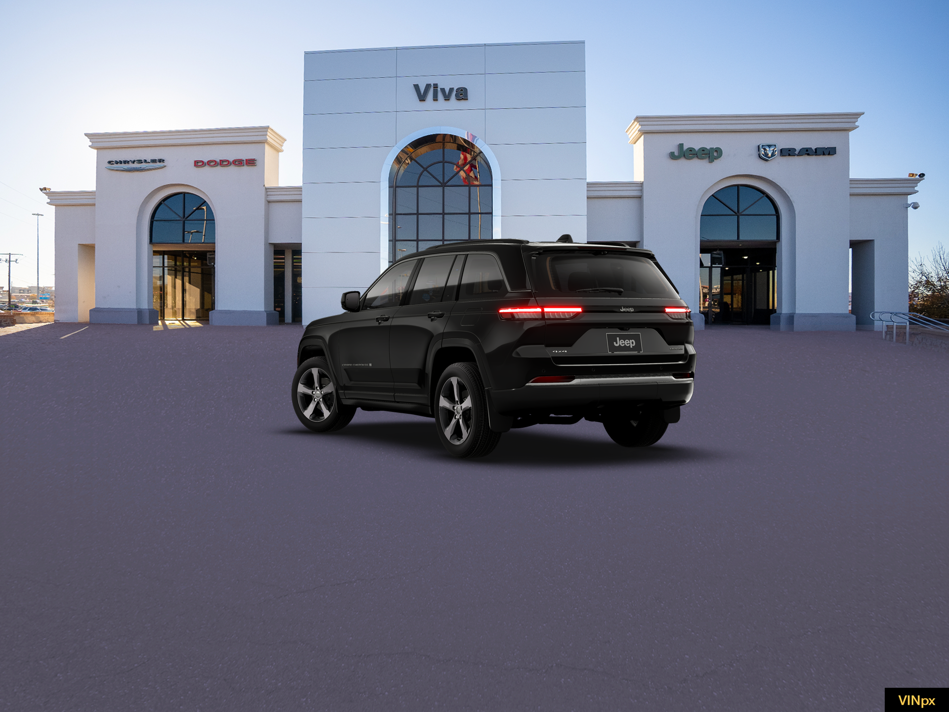 New 2026 Diamond Black Crystal Pearl-Coat Exterior Paint Jeep Limited image 5