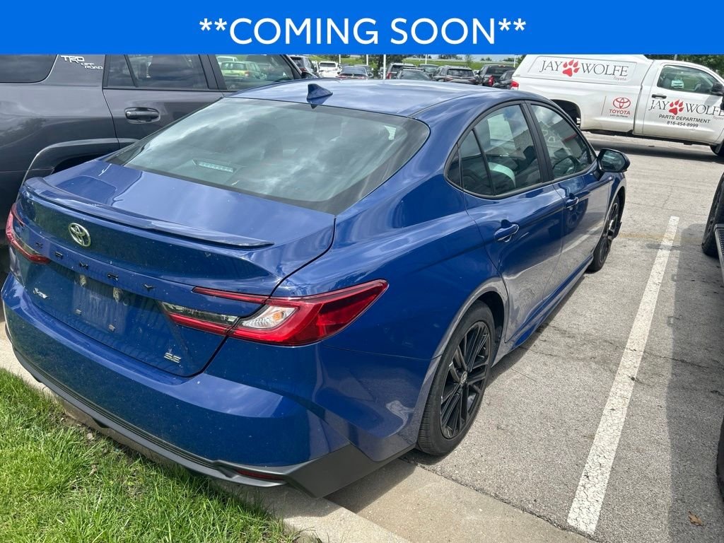Certified Used 2025 Blue Toyota SE image 3