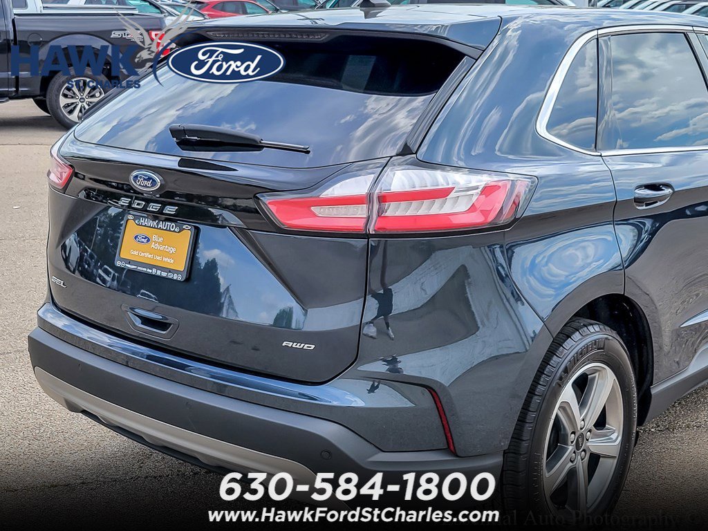 Certified Used 2023 Blue Metallic Ford SEL image 6