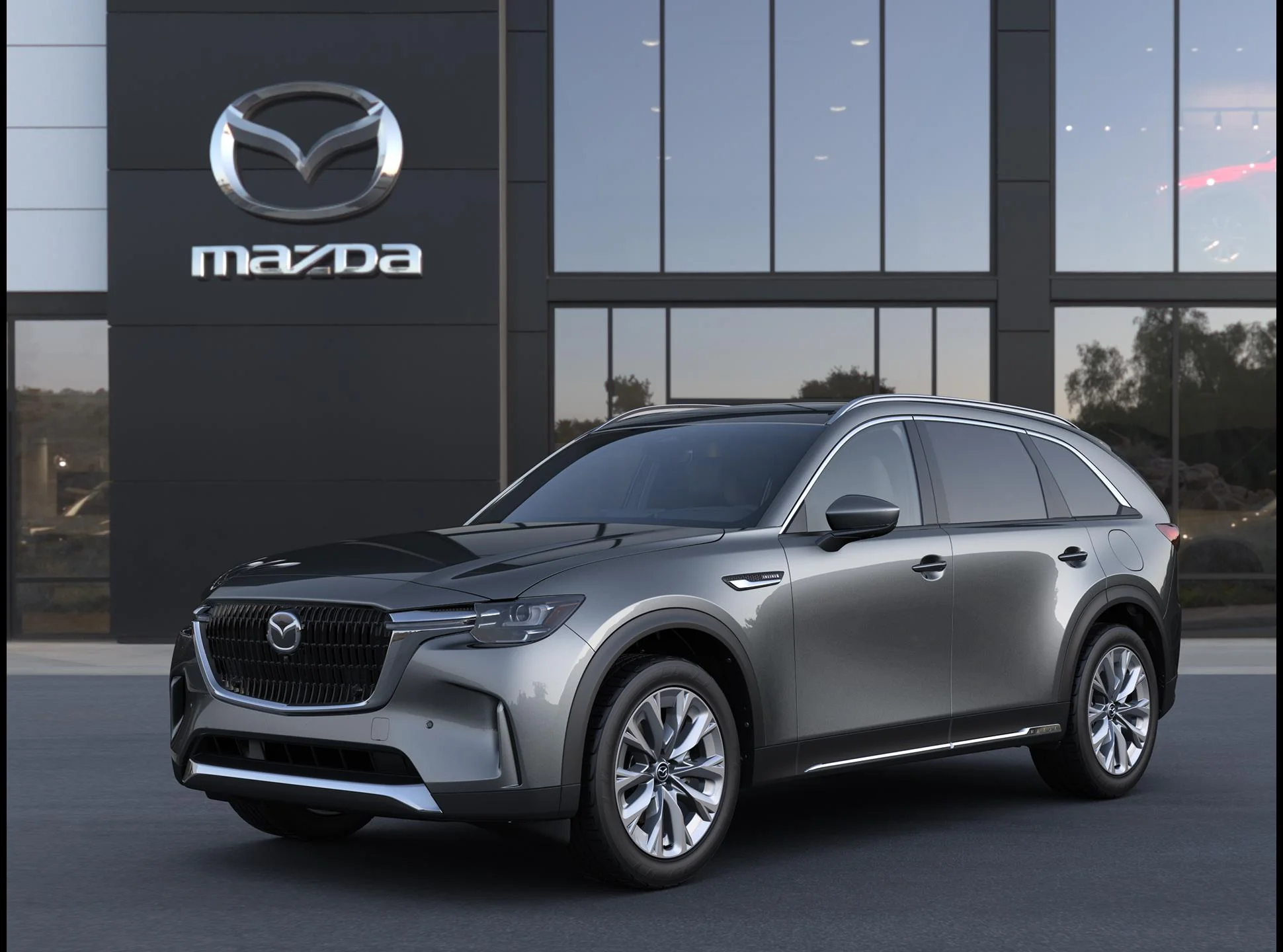 New 2026 Machine Gray Metallic Mazda 3.3 Turbo Premium Plus AWD image 1