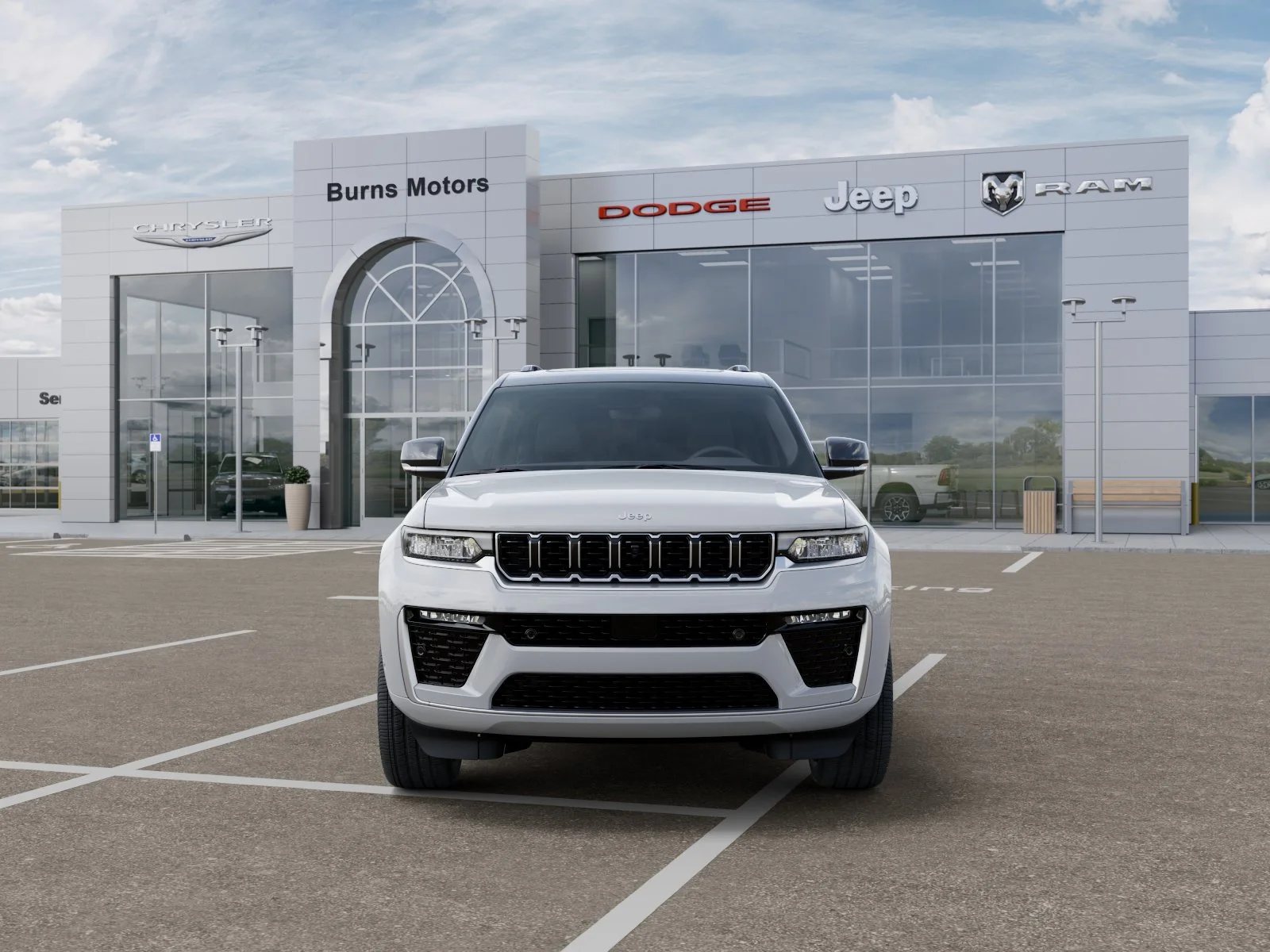 New 2026 Bright White Clear-Coat Exterior Paint Jeep Summit image 32