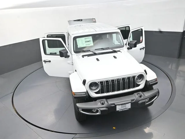 New 2026 Bright White Clear-Coat Exterior Paint Jeep Sahara image 21