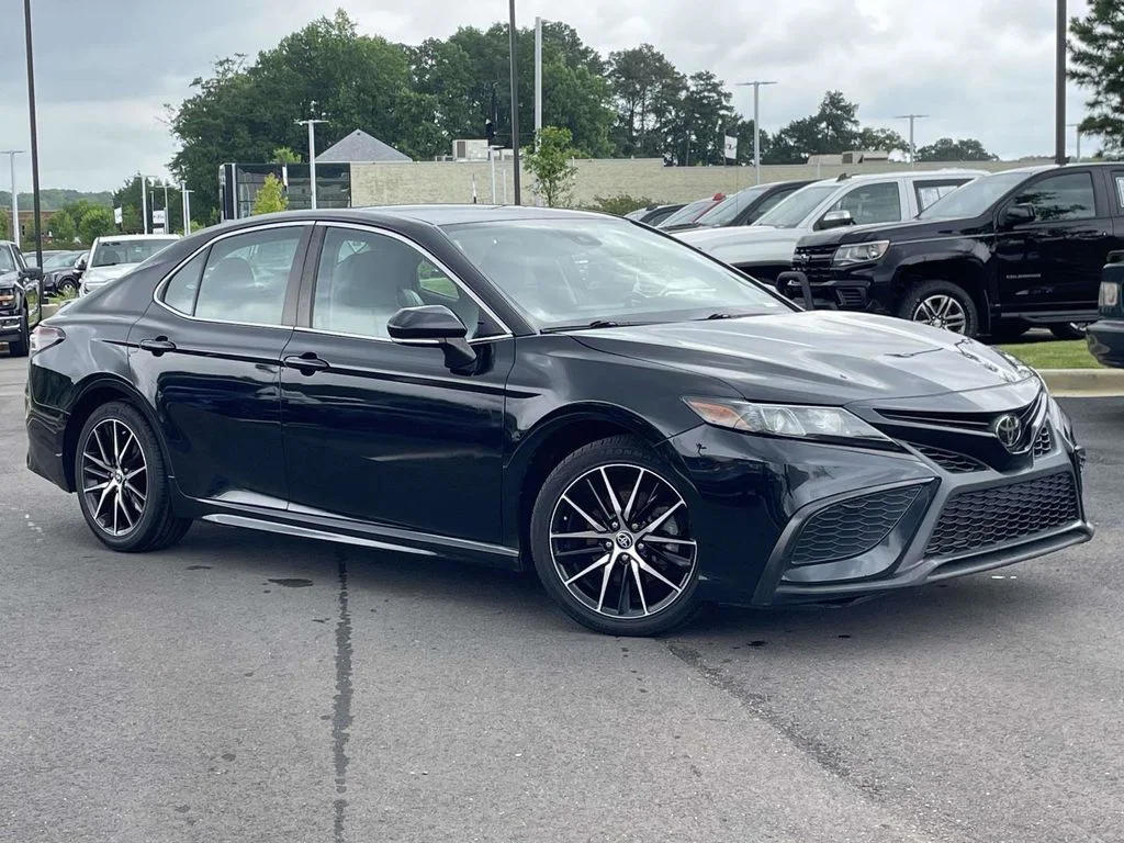 Used 2022 Black Toyota SE image 1