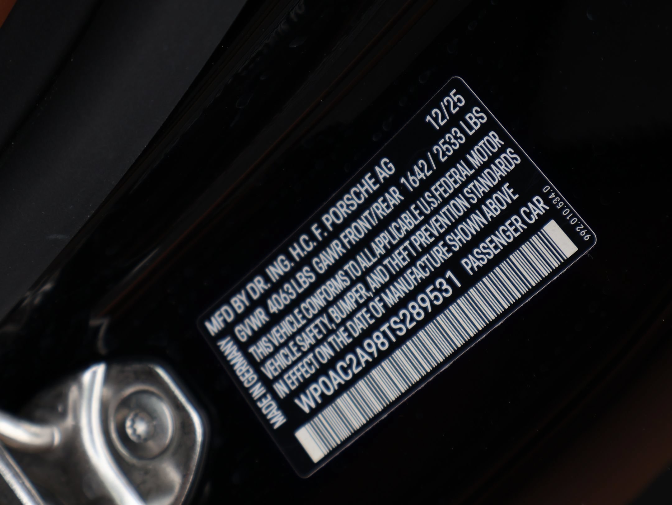Used 2026 Black Porsche GT3 w/Touring Package image 29