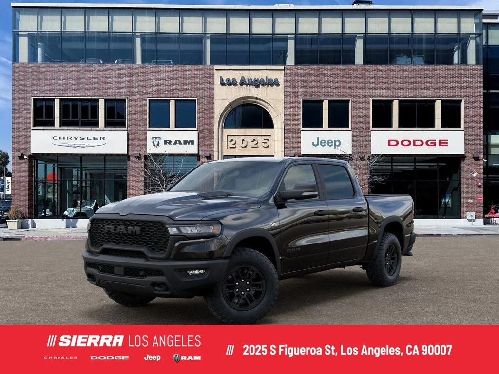 New 2026 Diamond Black Crystal Pearl-Coat Exterior Paint RAM Rebel image 1