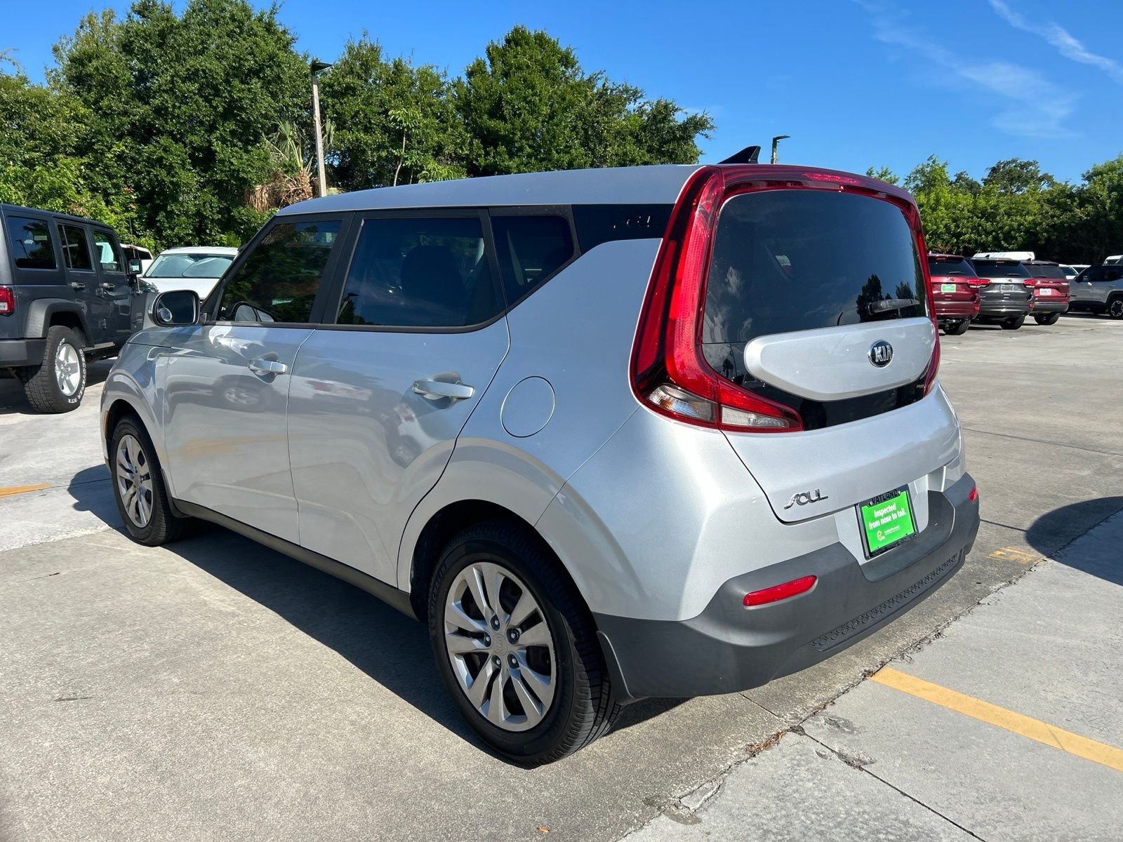 Used 2020 Silver Kia LX image 3