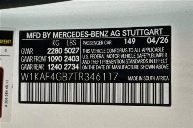 New 2026 Polar White Mercedes-Benz C 300 image 60