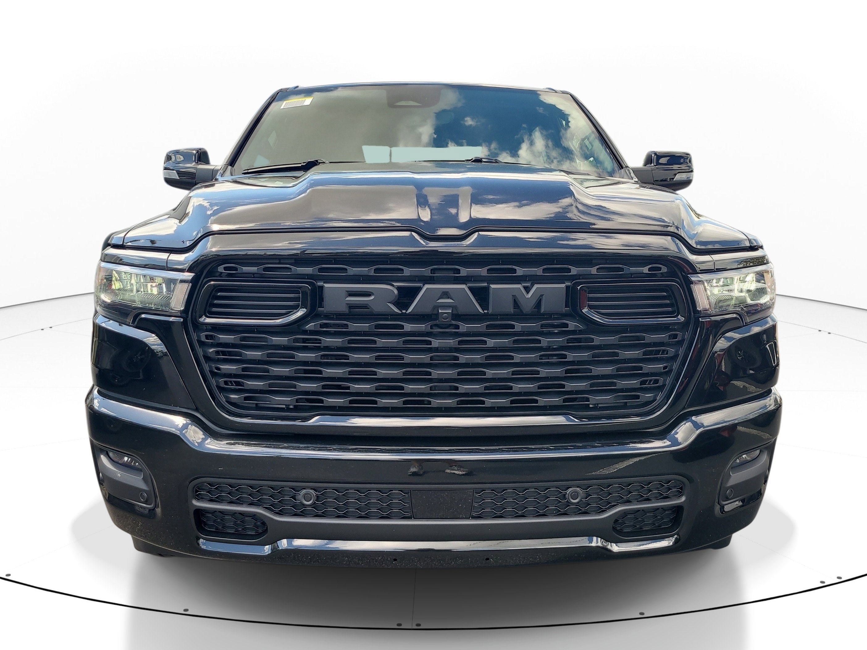 New 2027 Diamond Black Crystal Pearl-Coat Exterior Paint RAM Big Horn image 3