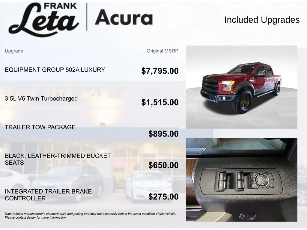 Used 2016 Red Ford Lariat image 6