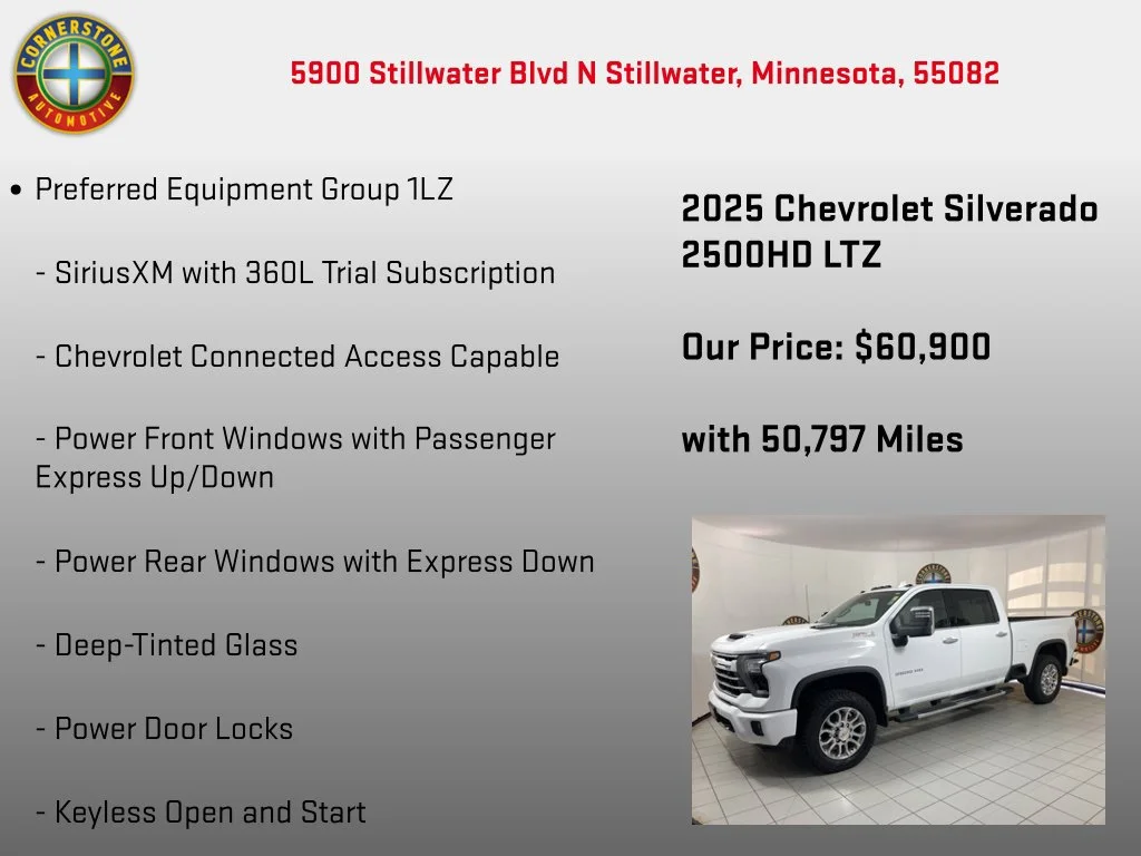 Used 2025 White Chevrolet LTZ image 5