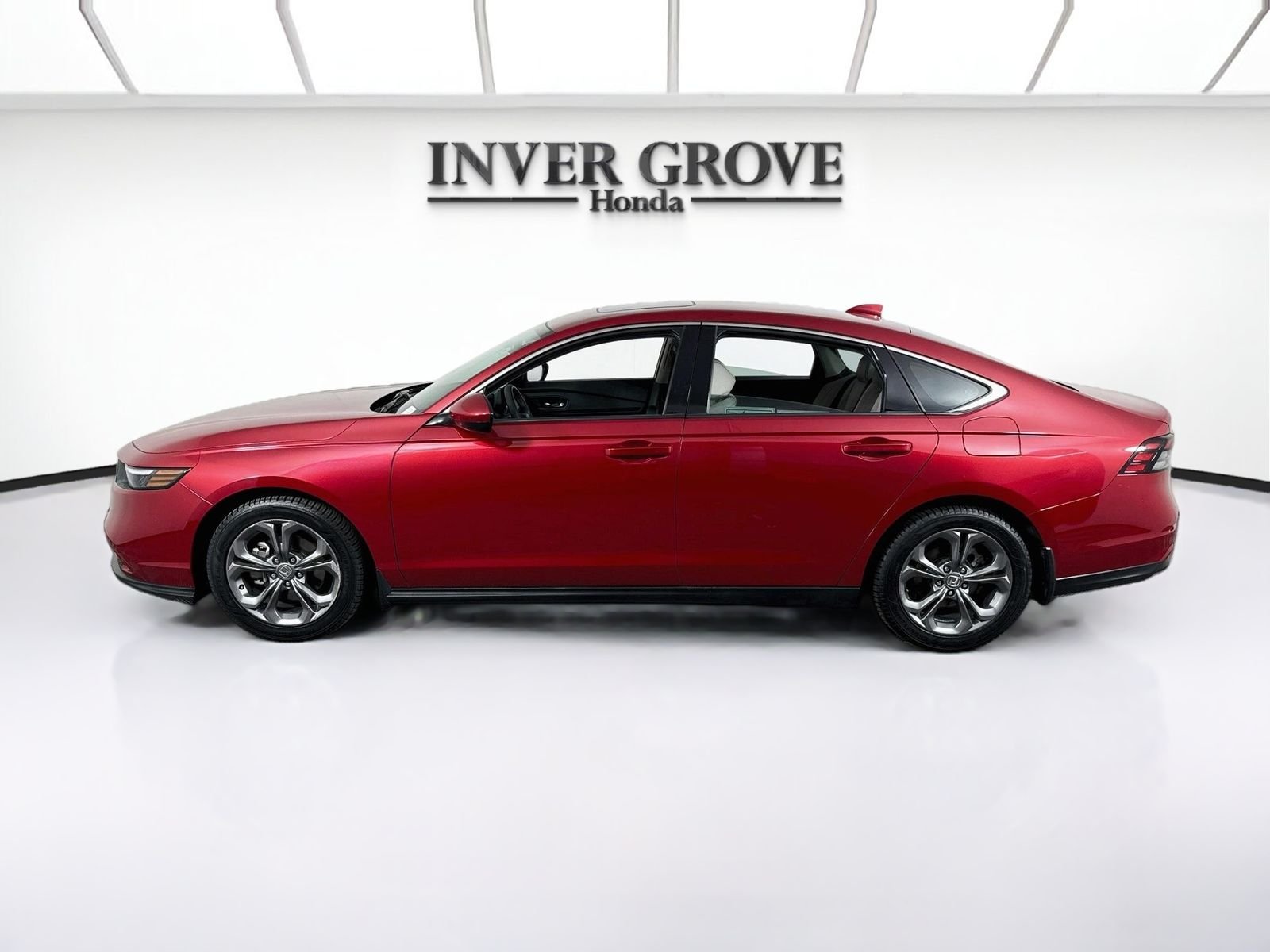 Used 2024 Radiant Red Metallic Honda EX image 8