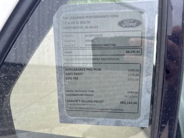 New 2026 Star White Metallic Tri-Coat Ford ST image 2