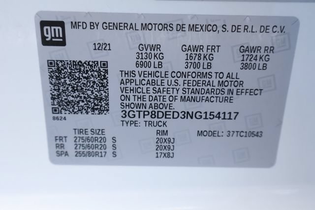 Used 2022 Summit White GMC SLT image 29