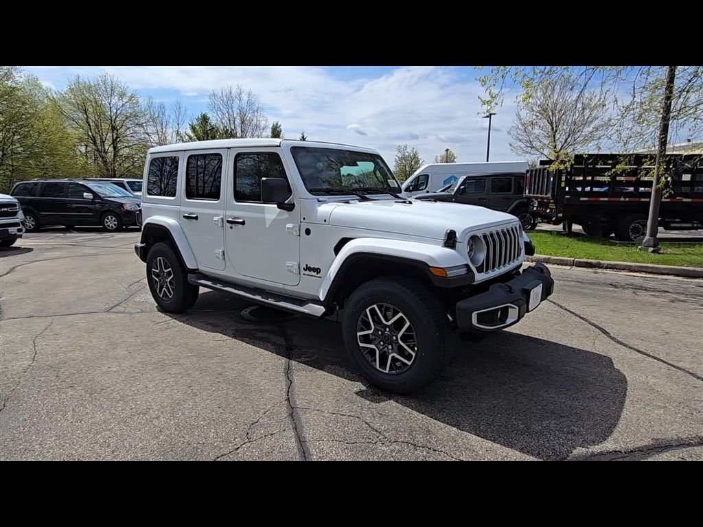 New 2026 Bright White Clear-Coat Exterior Paint Jeep Sahara image 9