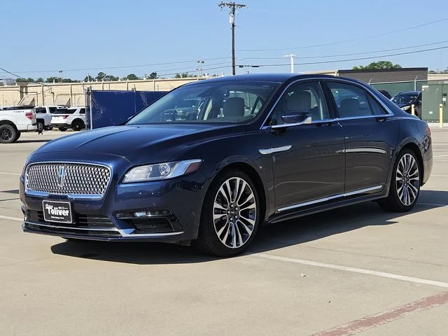 Used 2017 Sapphire Blue Metallic Lincoln Select image 4
