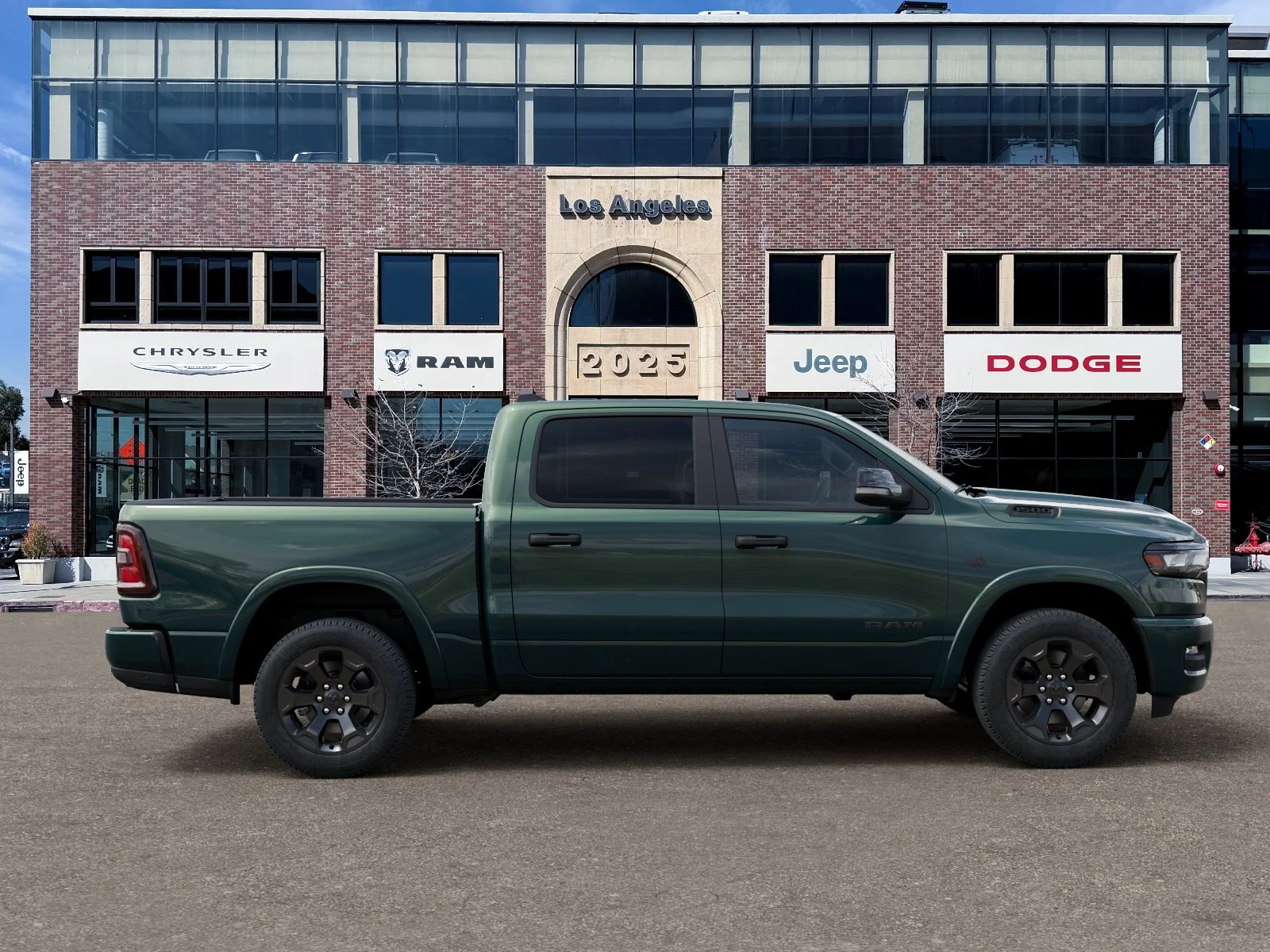 New 2027 Serrano-Green Metallic Exterior Paint RAM Big Horn/Lone Star image 47