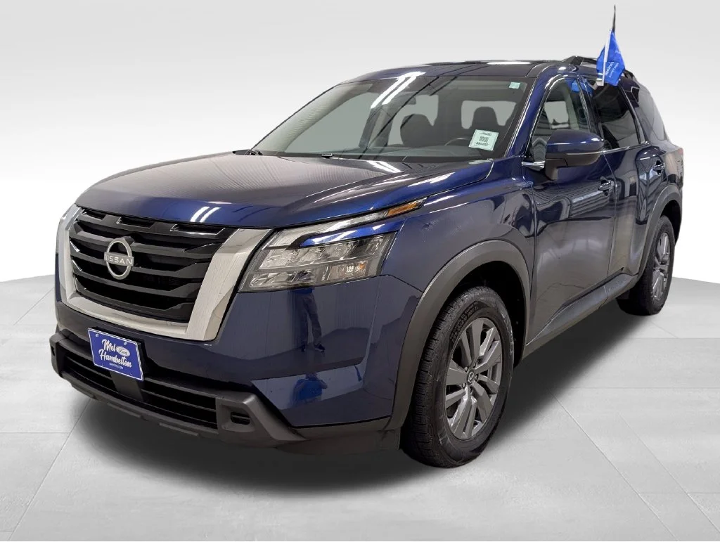 Certified Used 2024 Deep Ocean Blue Nissan SV image 16