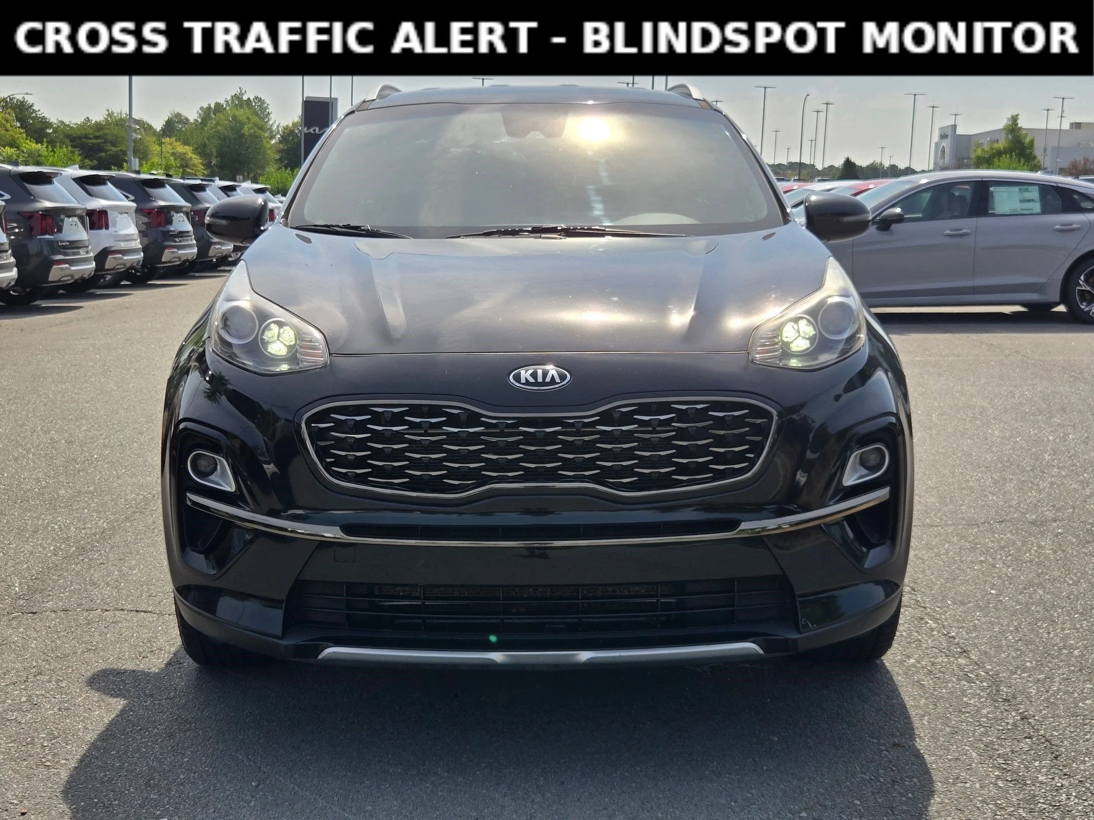 Used 2021 Black Cherry Kia S image 2