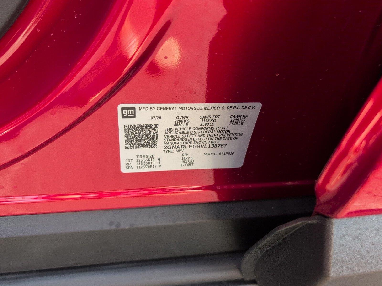 New 2027 Radiant Red Tintcoat Chevrolet RS image 10