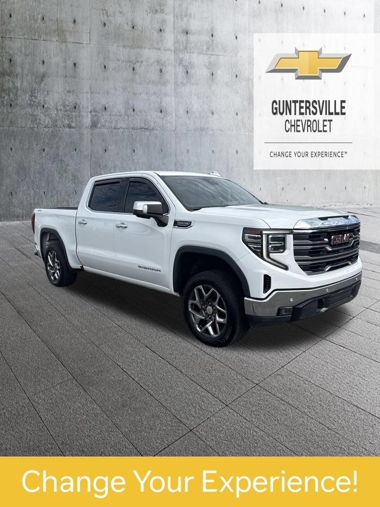 Used 2022 Summit White GMC SLT image 1