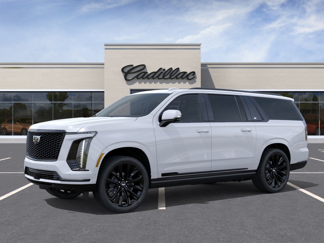 New 2026 Vibrant White Tricoat Cadillac Platinum Sport image 2