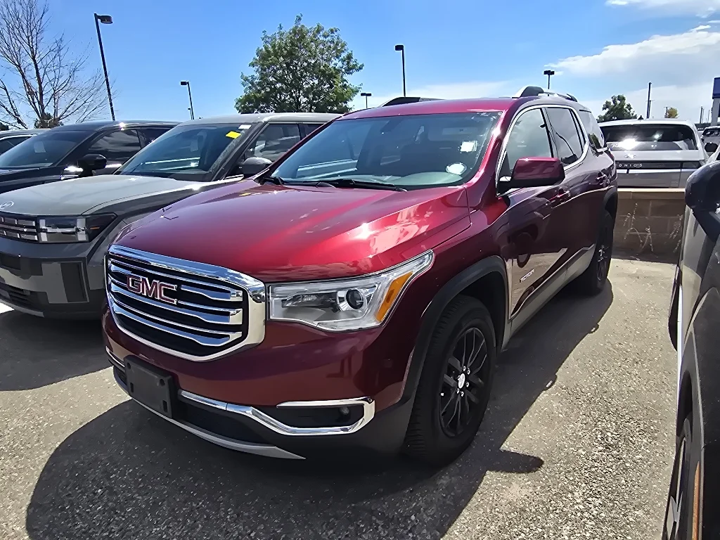 Used 2018 Crimson Red Tintcoat GMC SLT image 13