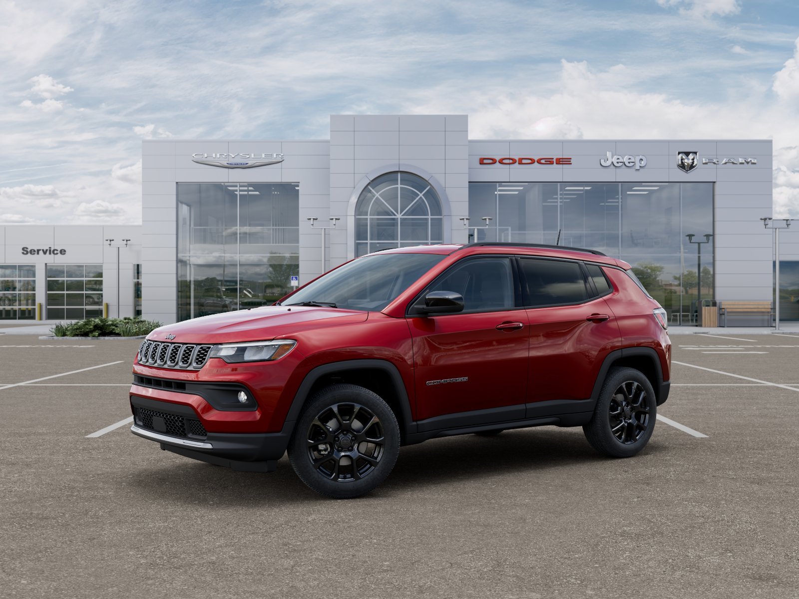New 2026 Red Hot Pearl-Coat Exterior Paint Jeep Latitude image 31